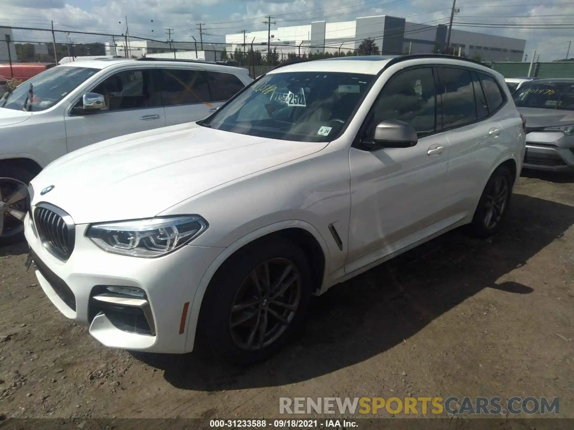 2 Photograph of a damaged car 5UXTS3C58K0Z07256 BMW X3 2019