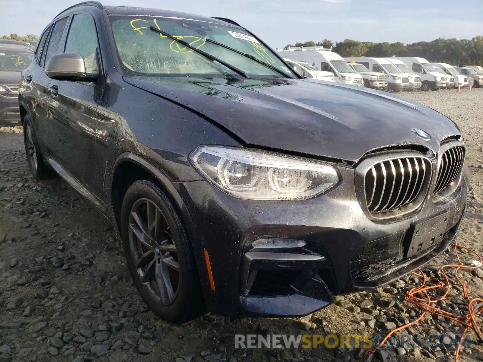 1 Photograph of a damaged car 5UXTS3C58K0Z08150 BMW X3 2019