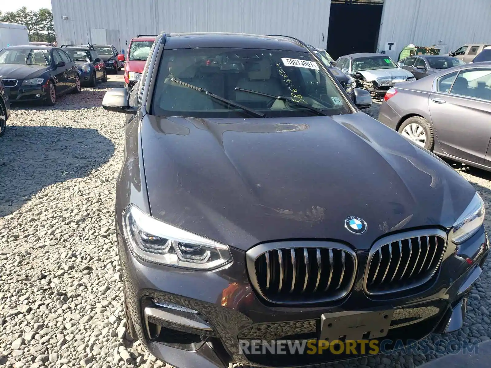 9 Photograph of a damaged car 5UXTS3C58K0Z08150 BMW X3 2019