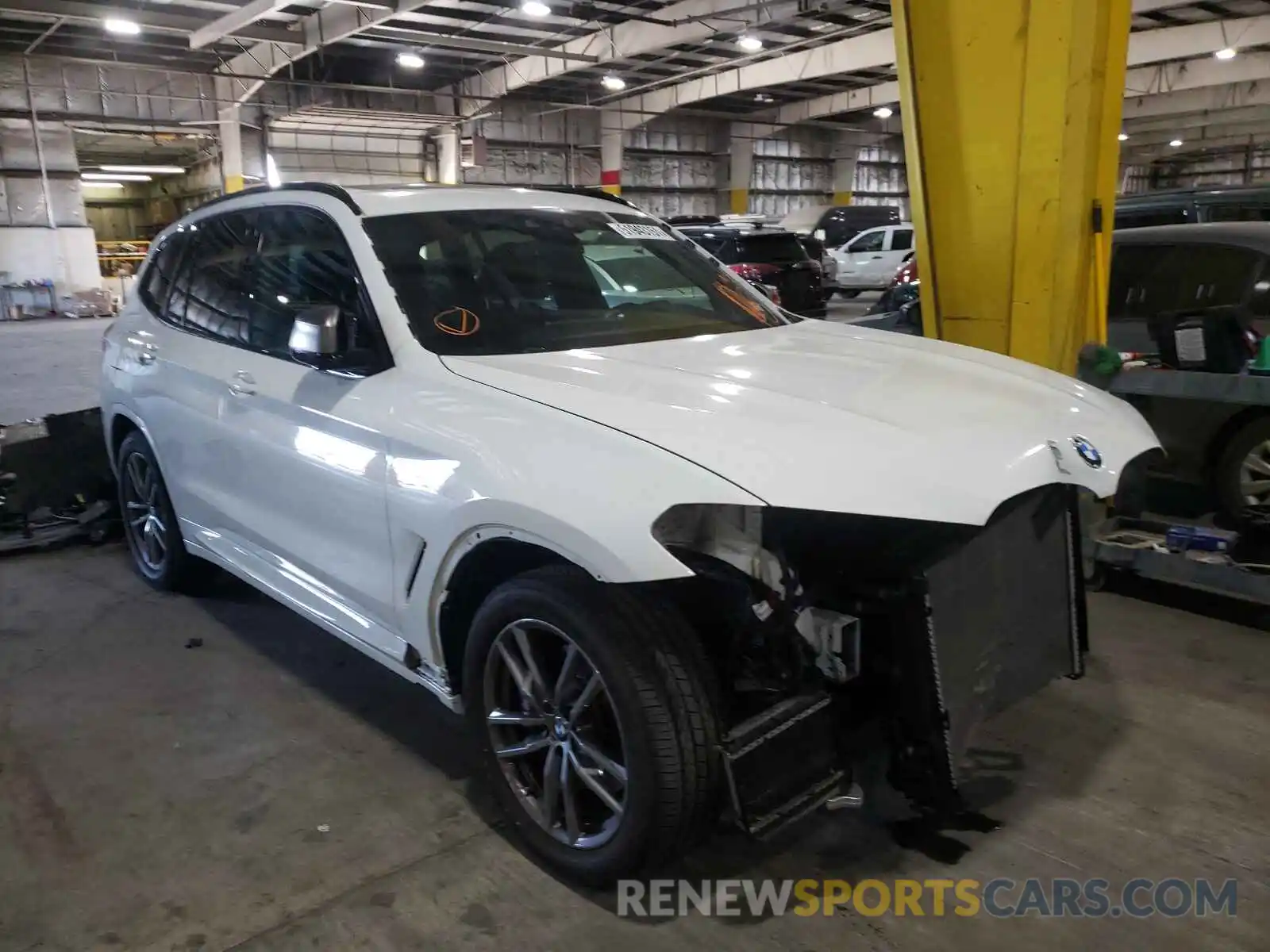 1 Photograph of a damaged car 5UXTS3C58K0Z09461 BMW X3 2019