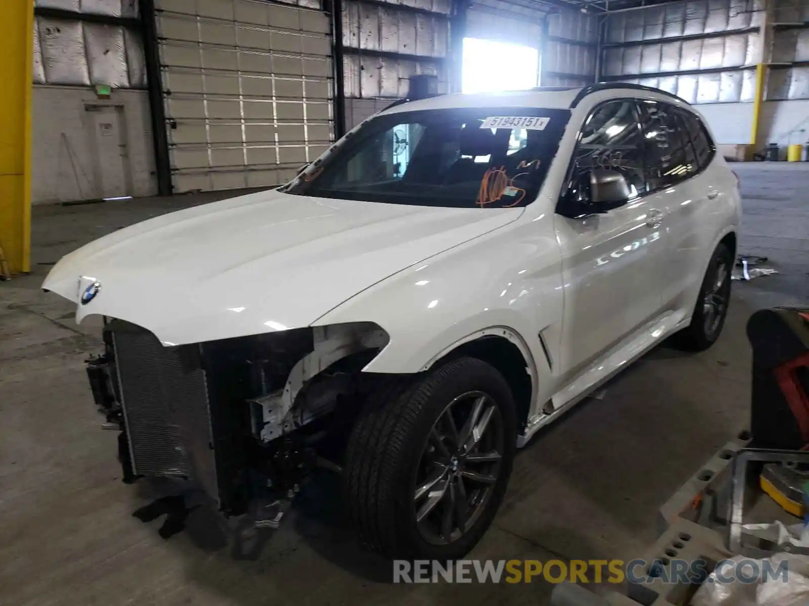 2 Photograph of a damaged car 5UXTS3C58K0Z09461 BMW X3 2019