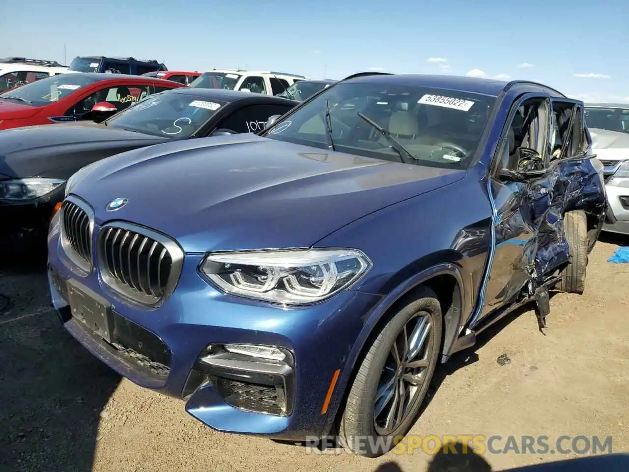 2 Фотография поврежденного автомобиля 5UXTS3C58KLR73806 BMW X3 2019