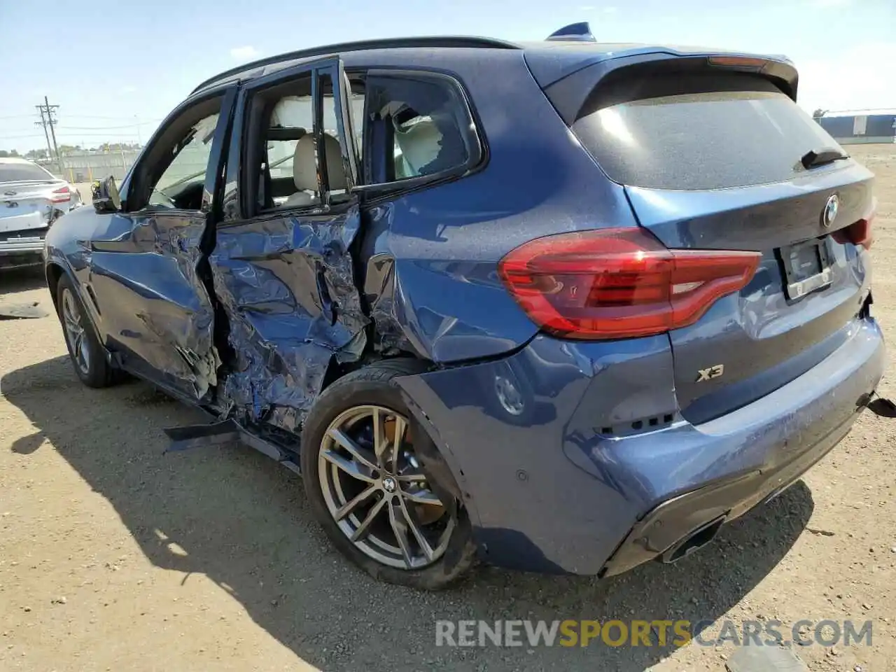 3 Photograph of a damaged car 5UXTS3C58KLR73806 BMW X3 2019