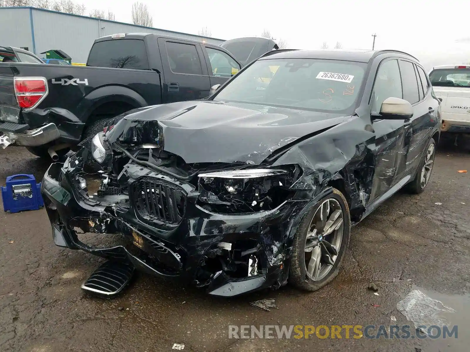 2 Photograph of a damaged car 5UXTS3C59K0Z05516 BMW X3 2019