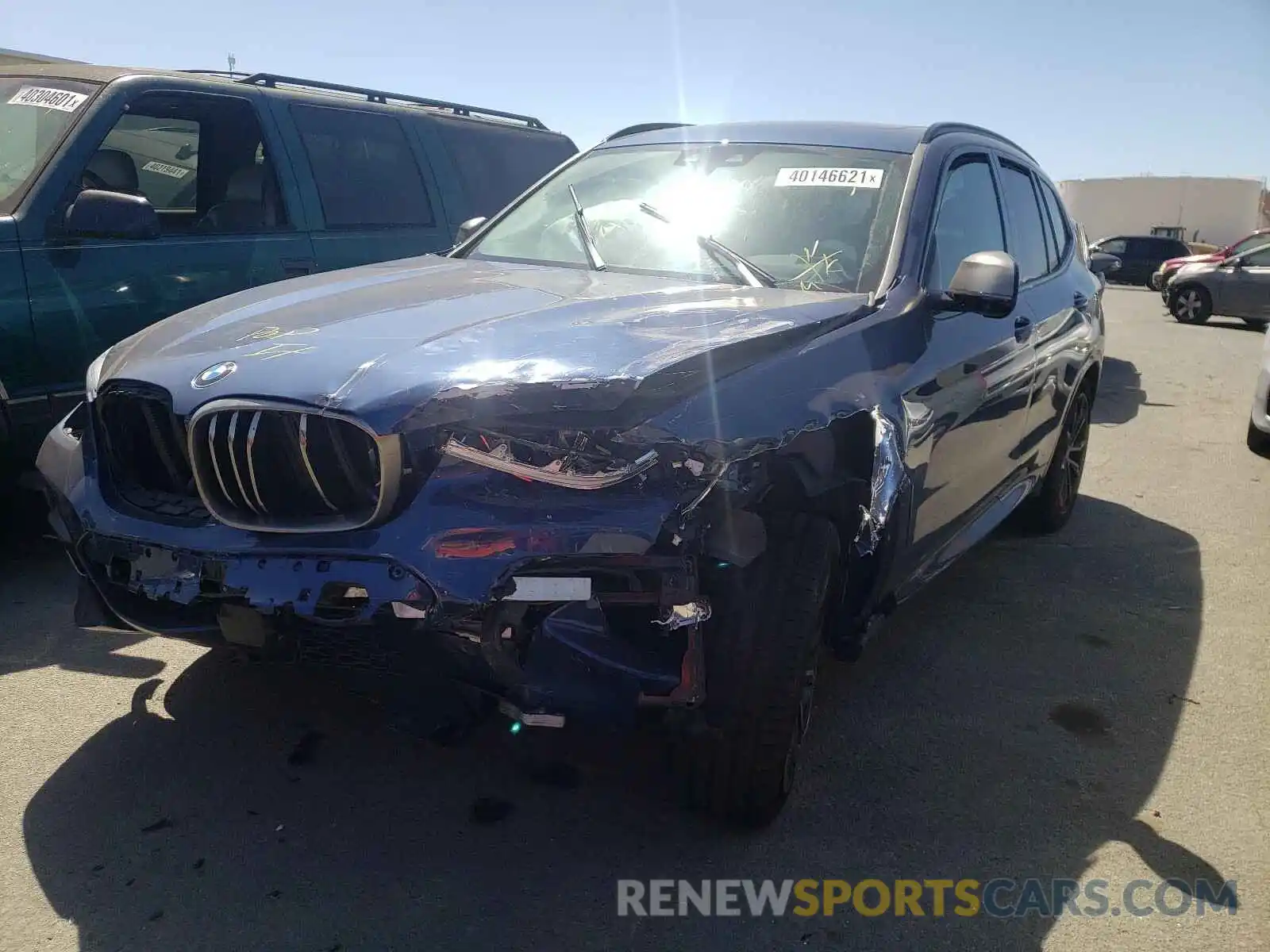 2 Photograph of a damaged car 5UXTS3C59K0Z06617 BMW X3 2019