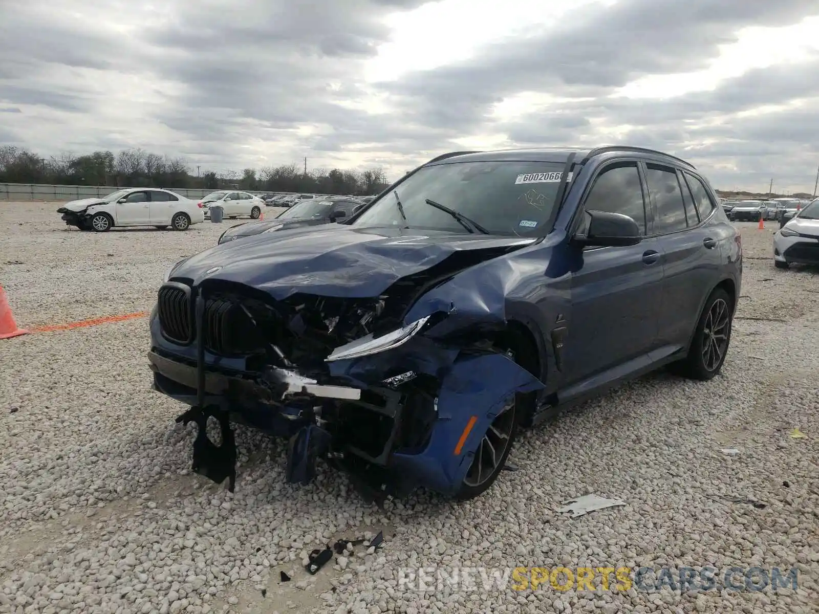 2 Photograph of a damaged car 5UXTS3C59K0Z07167 BMW X3 2019