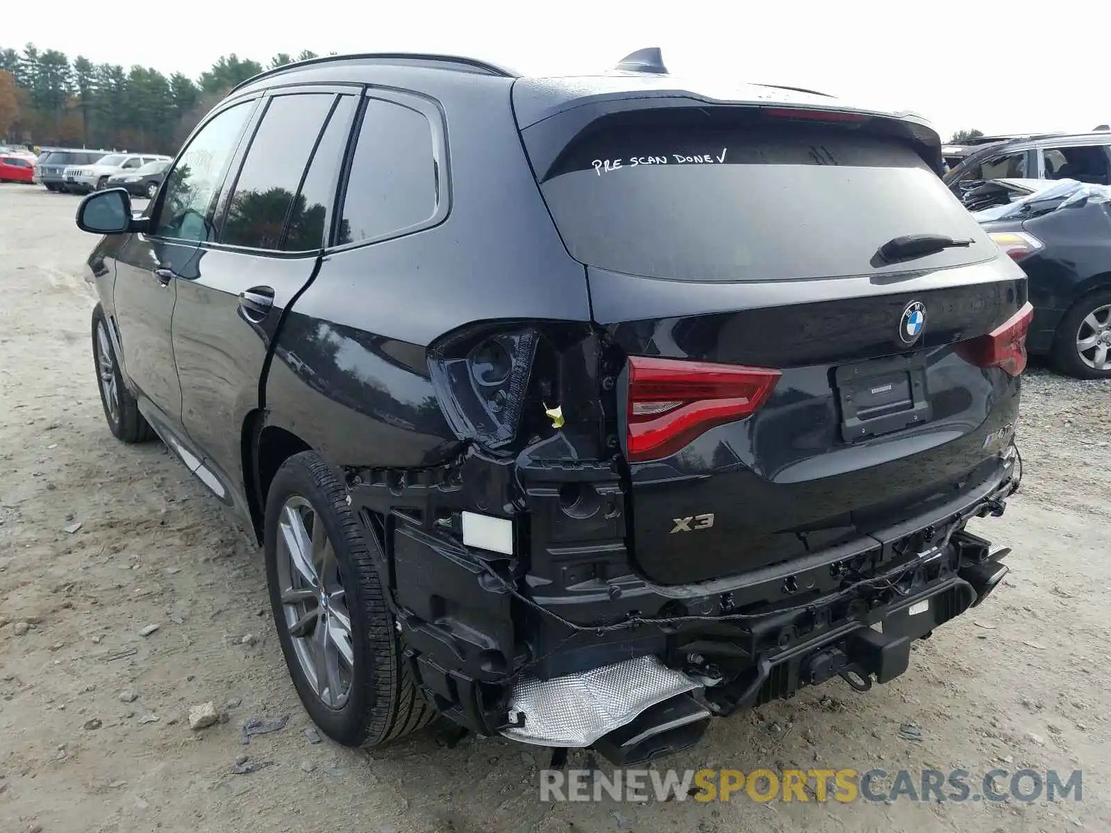 3 Photograph of a damaged car 5UXTS3C59K0Z09193 BMW X3 2019