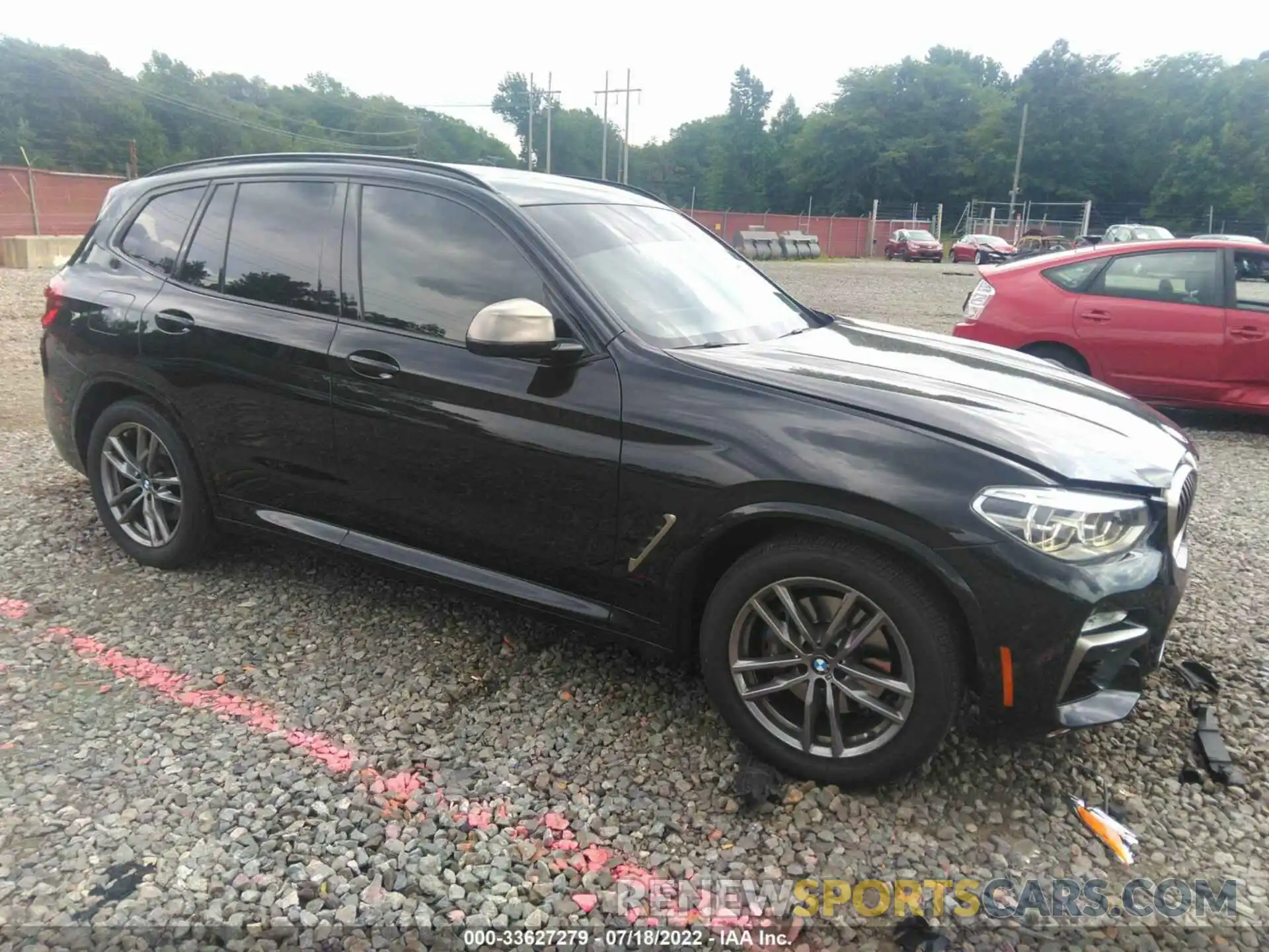 1 Photograph of a damaged car 5UXTS3C59K0Z09680 BMW X3 2019