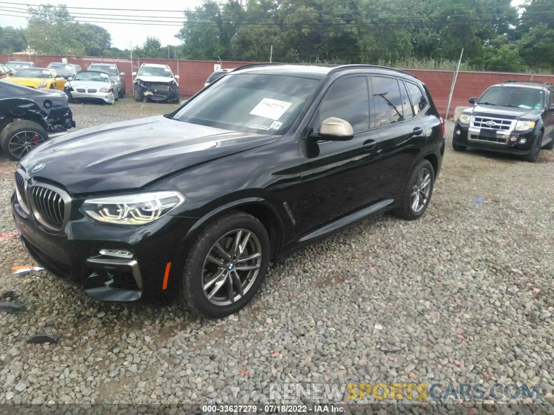 2 Photograph of a damaged car 5UXTS3C59K0Z09680 BMW X3 2019