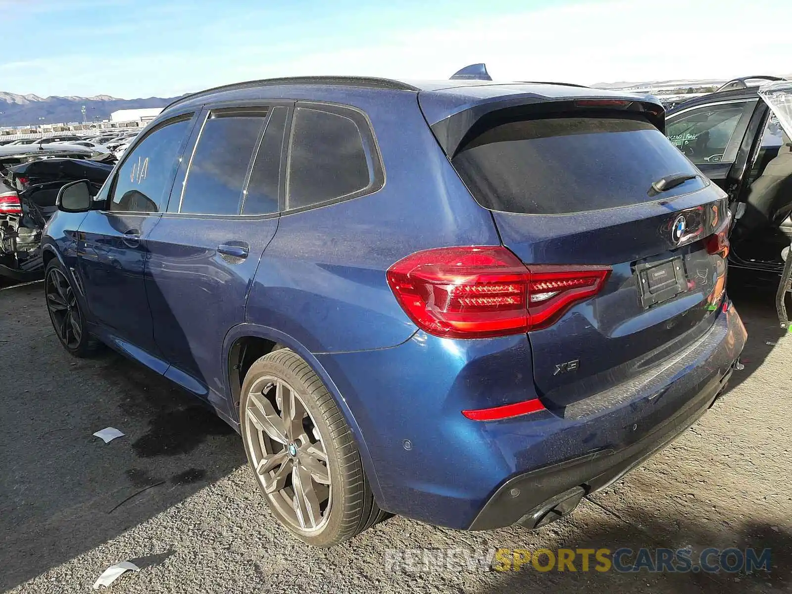 3 Photograph of a damaged car 5UXTS3C59KLR72079 BMW X3 2019