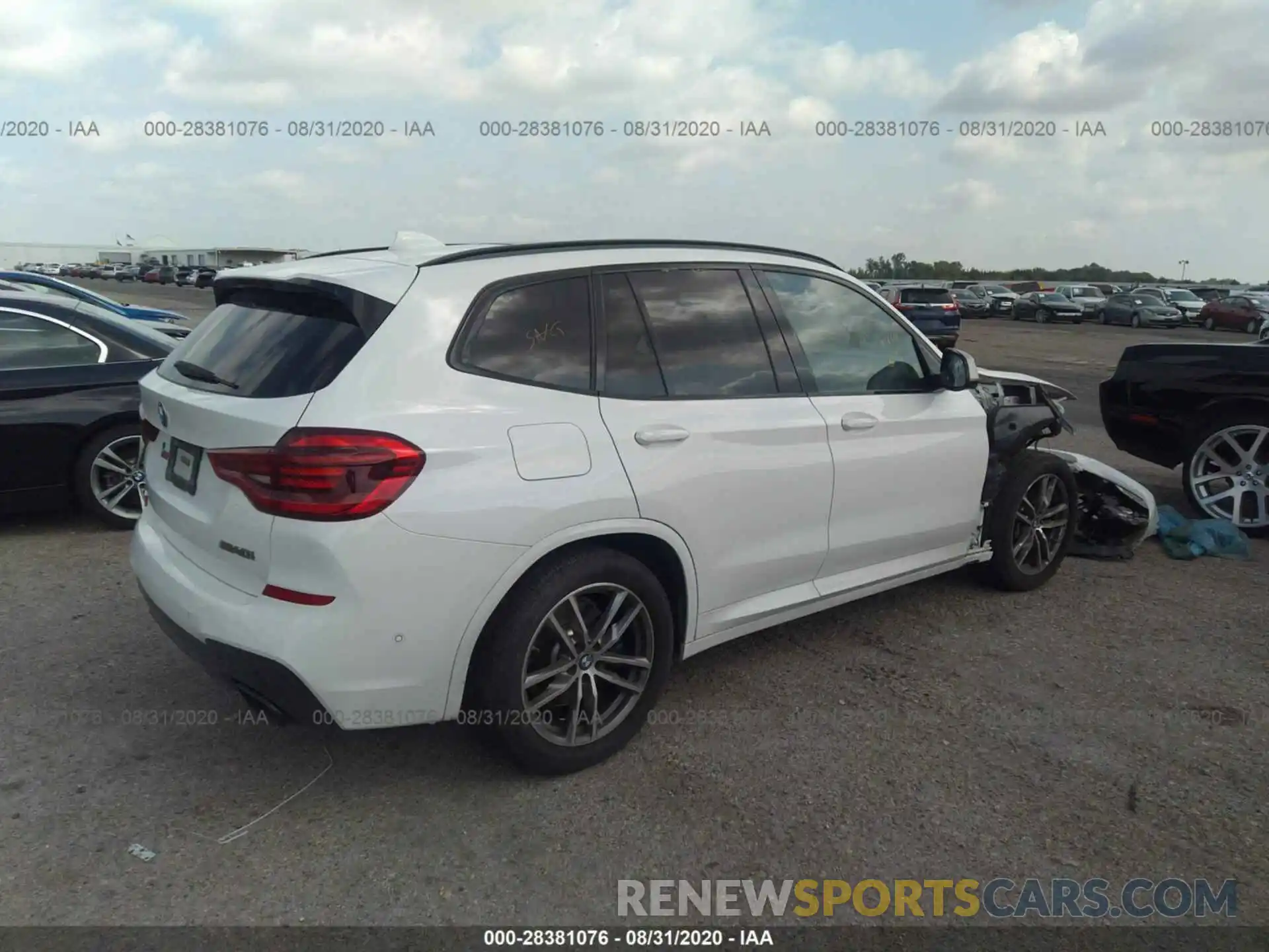 4 Фотография поврежденного автомобиля 5UXTS3C5XK0Z03516 BMW X3 2019