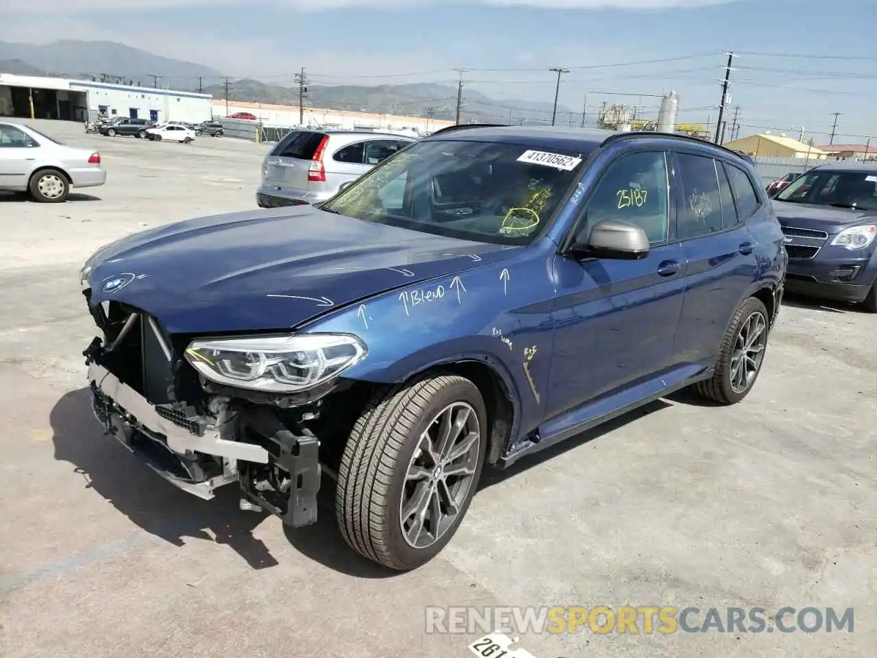 2 Фотография поврежденного автомобиля 5UXTS3C5XK0Z07744 BMW X3 2019