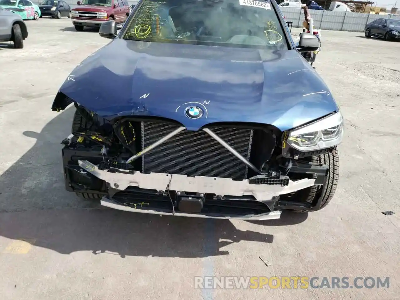 9 Фотография поврежденного автомобиля 5UXTS3C5XK0Z07744 BMW X3 2019