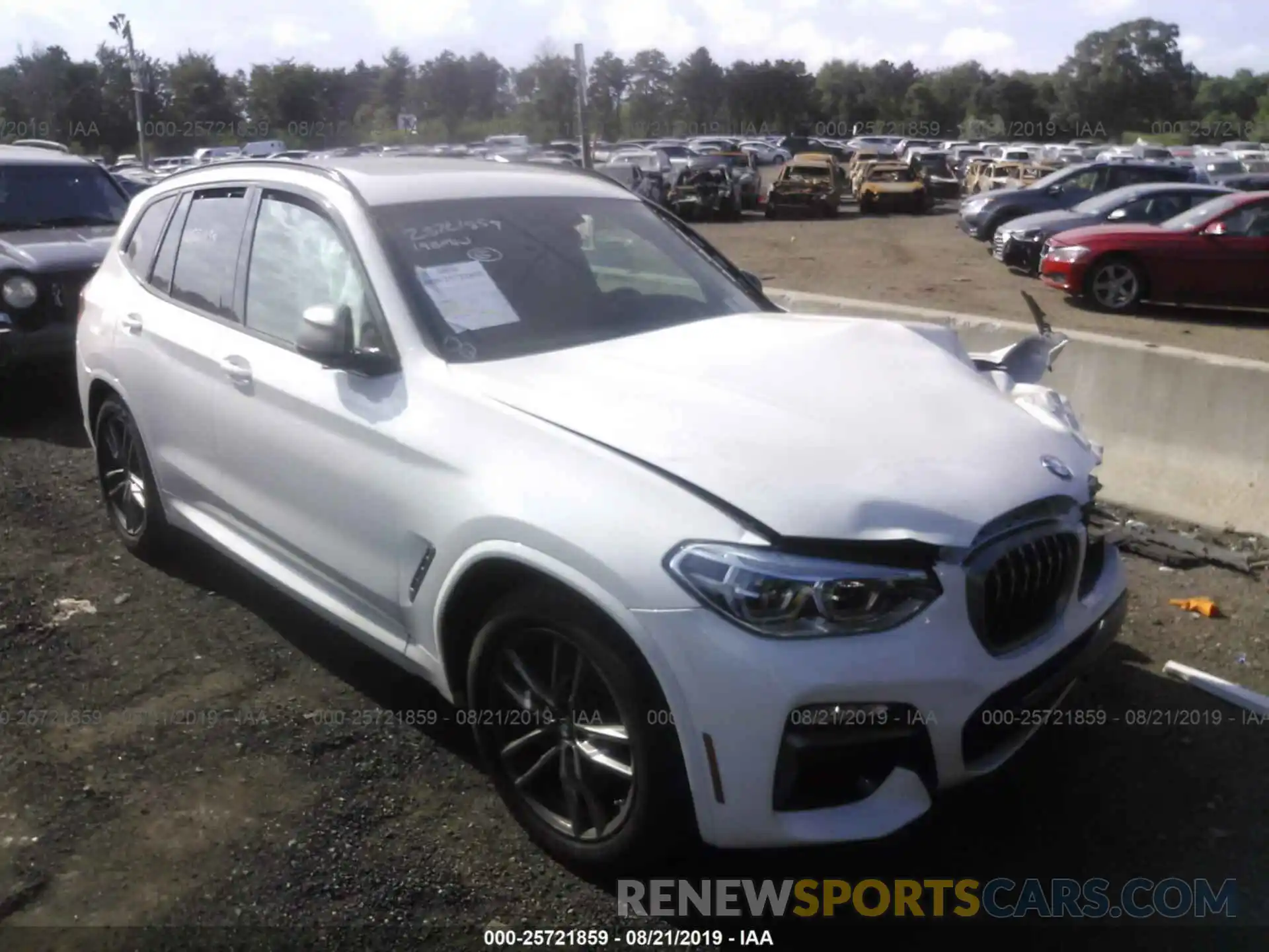 1 Photograph of a damaged car 5UXTS3C5XK0Z08604 BMW X3 2019