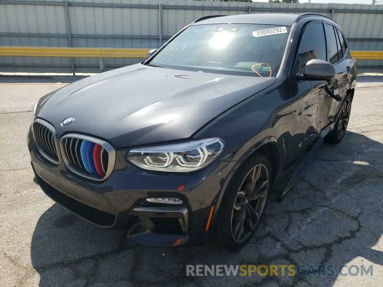 2 Photograph of a damaged car 5UXTS3C5XK0Z10207 BMW X3 2019