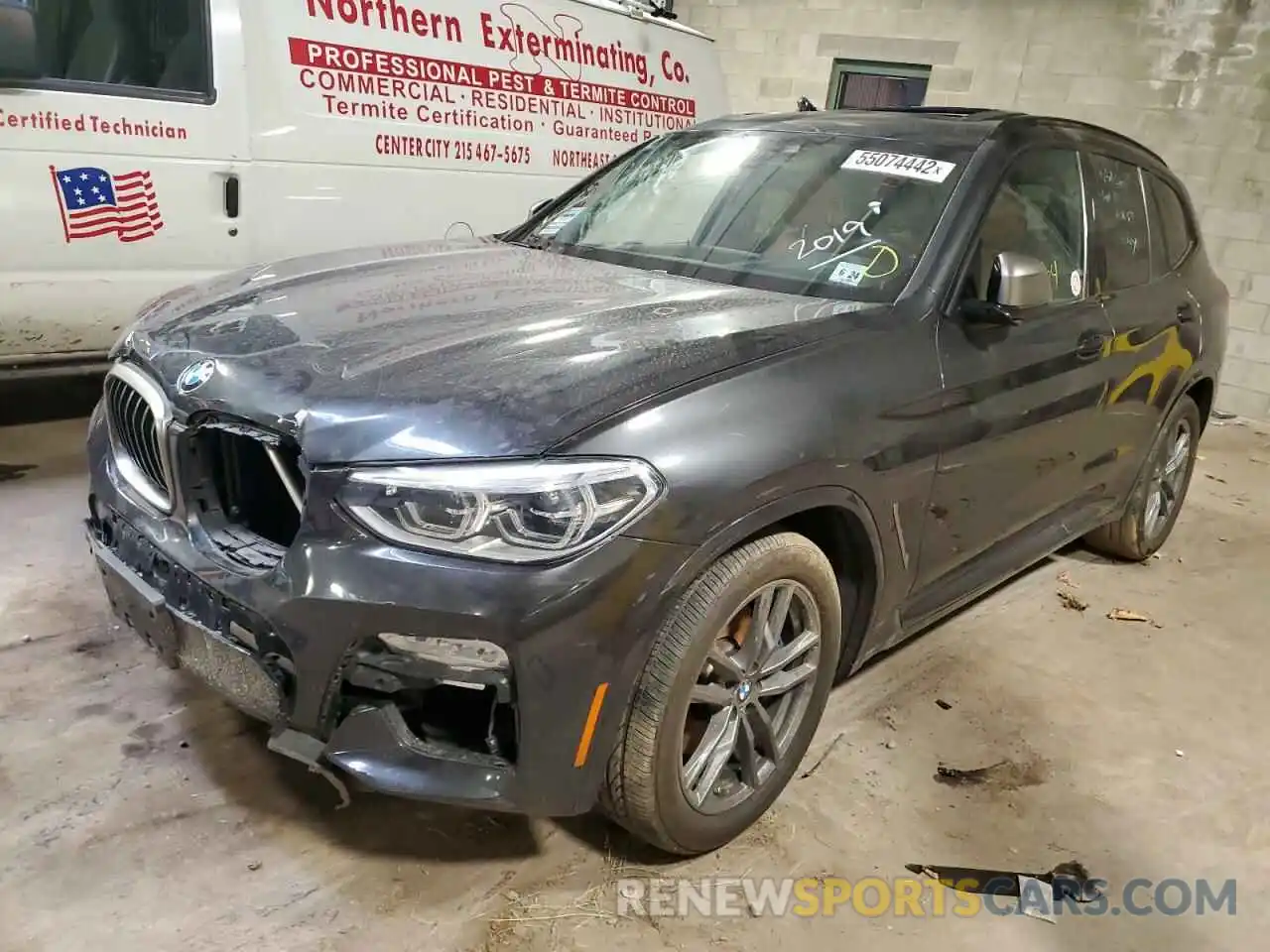 2 Фотография поврежденного автомобиля 5UXTS3C5XKLR72687 BMW X3 2019