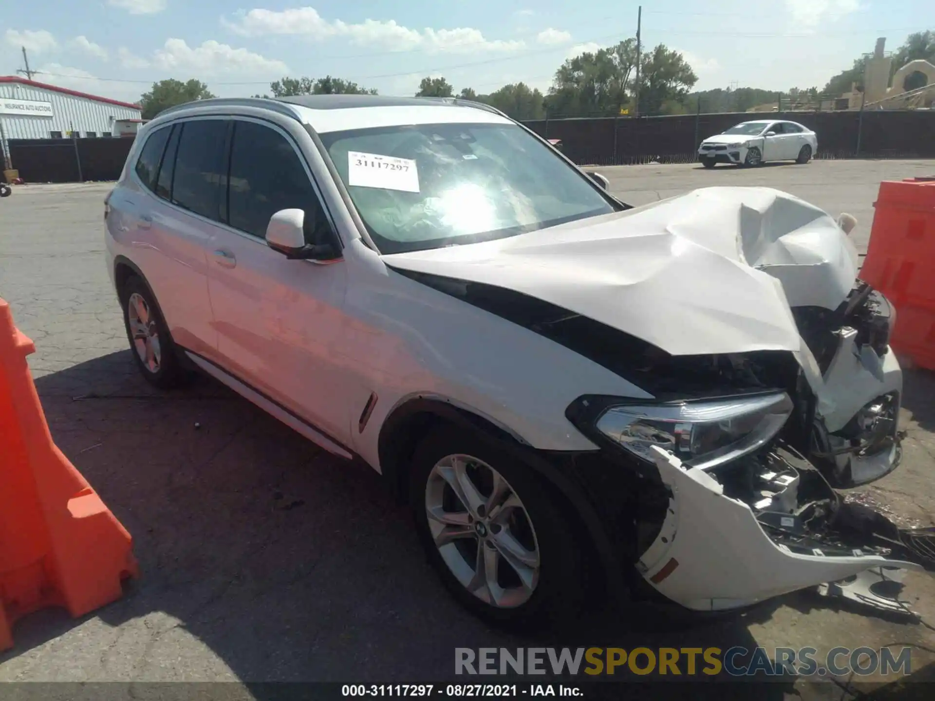 1 Photograph of a damaged car 5UXTS1C00L9C98110 BMW X3 2020