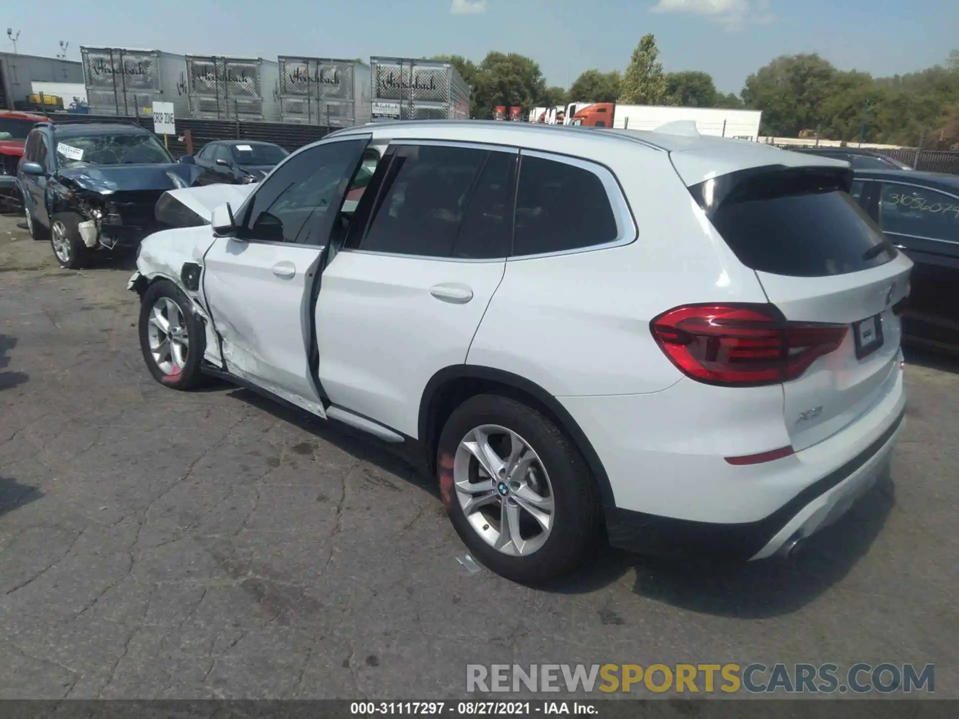 3 Photograph of a damaged car 5UXTS1C00L9C98110 BMW X3 2020