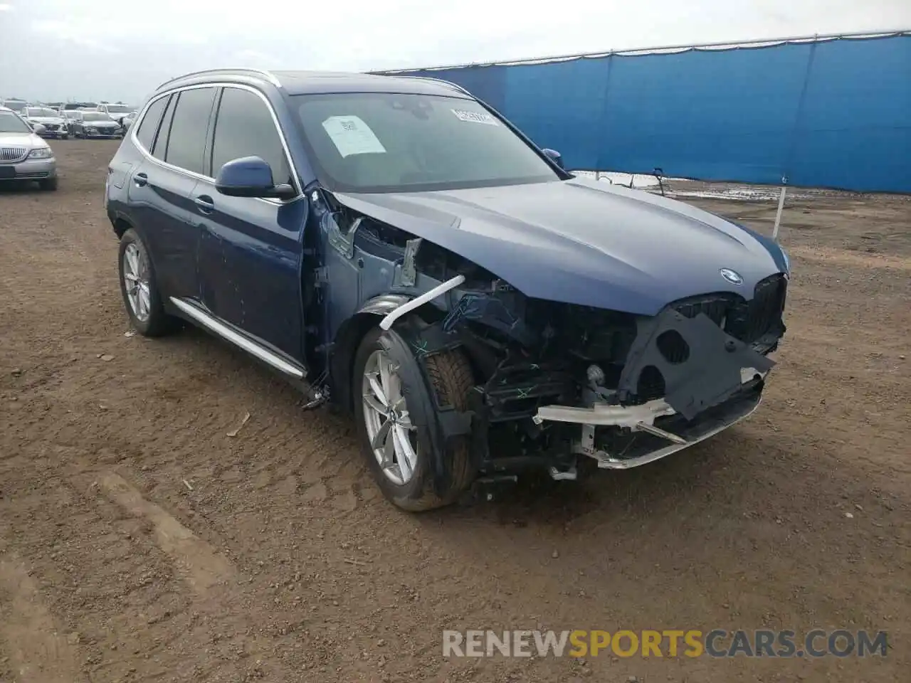 1 Photograph of a damaged car 5UXTS1C01L9D32118 BMW X3 2020