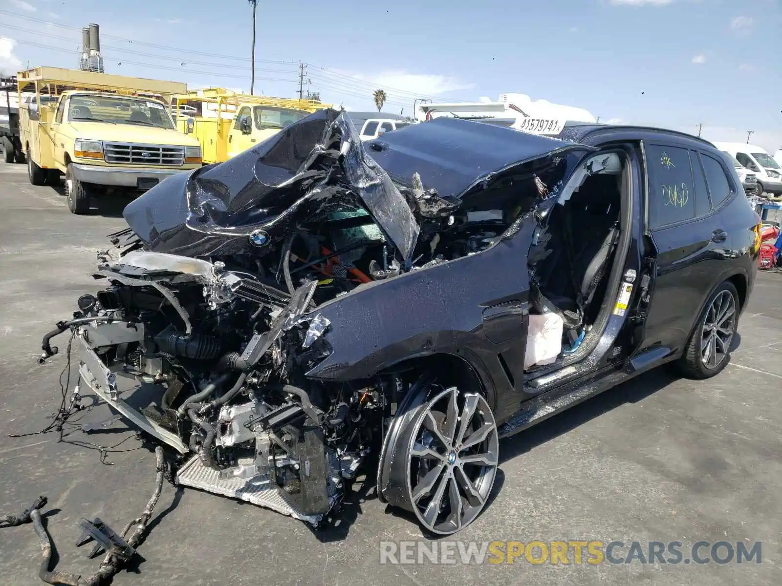 2 Photograph of a damaged car 5UXTS1C02L9D36727 BMW X3 2020