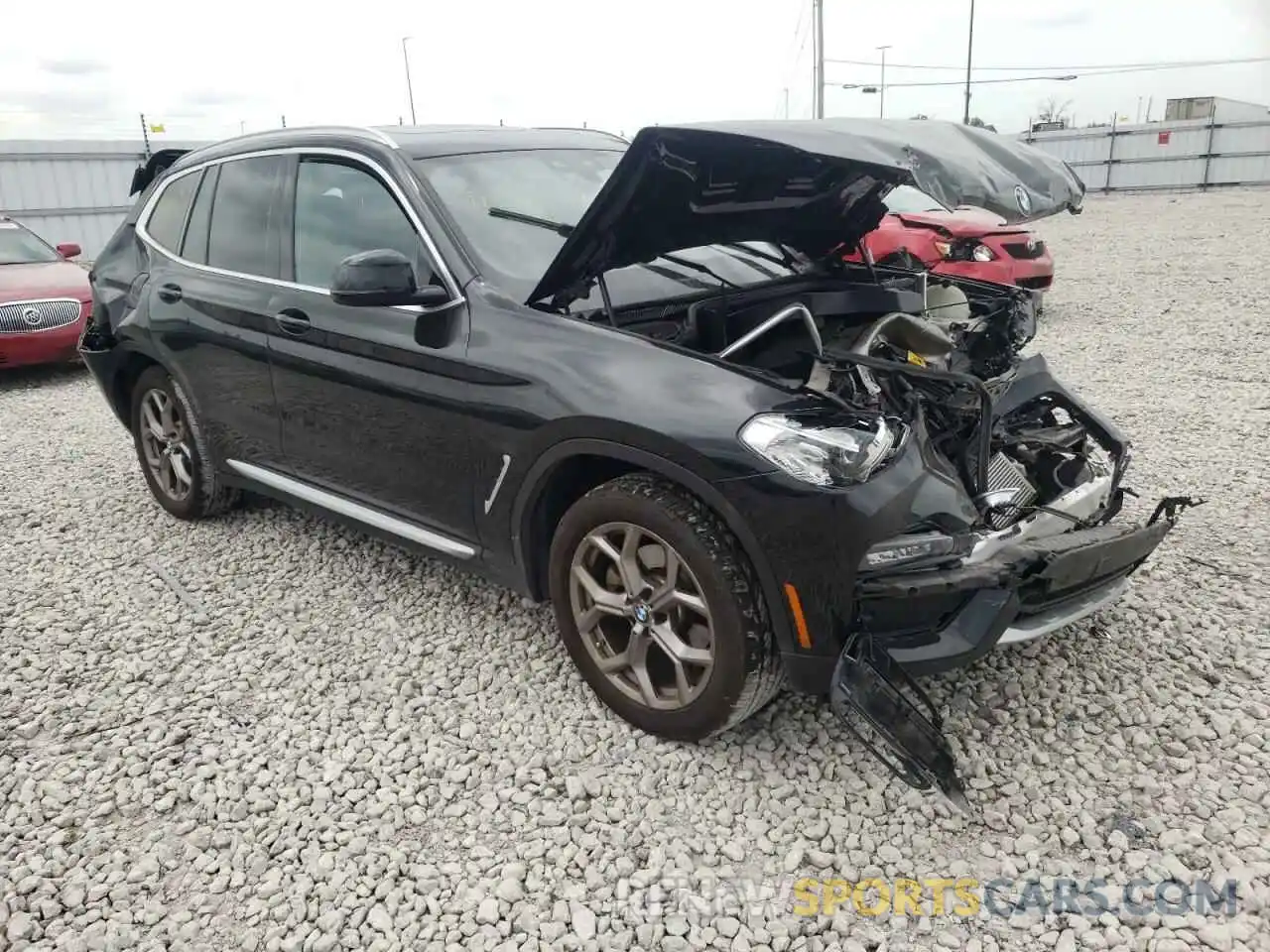 1 Photograph of a damaged car 5UXTS1C05L9C93095 BMW X3 2020