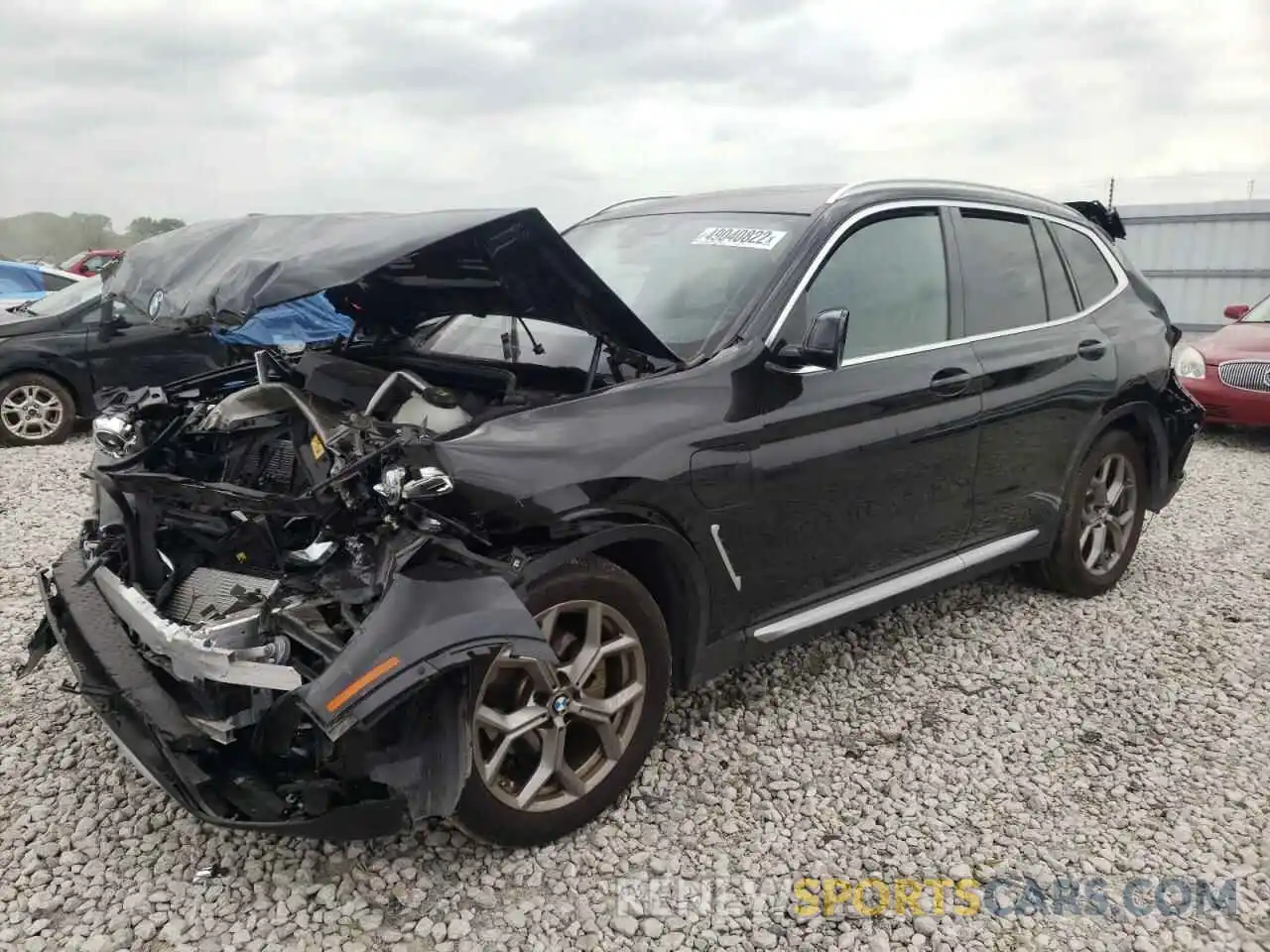 2 Photograph of a damaged car 5UXTS1C05L9C93095 BMW X3 2020