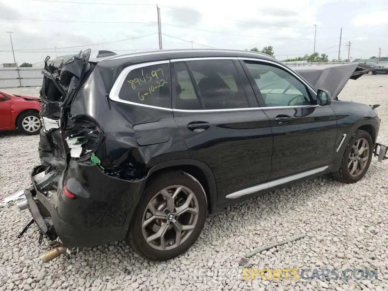 4 Photograph of a damaged car 5UXTS1C05L9C93095 BMW X3 2020