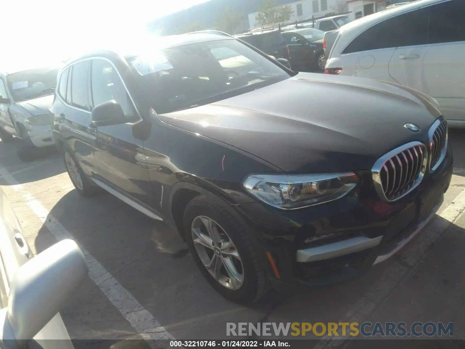 1 Photograph of a damaged car 5UXTS1C06L9D25147 BMW X3 2020