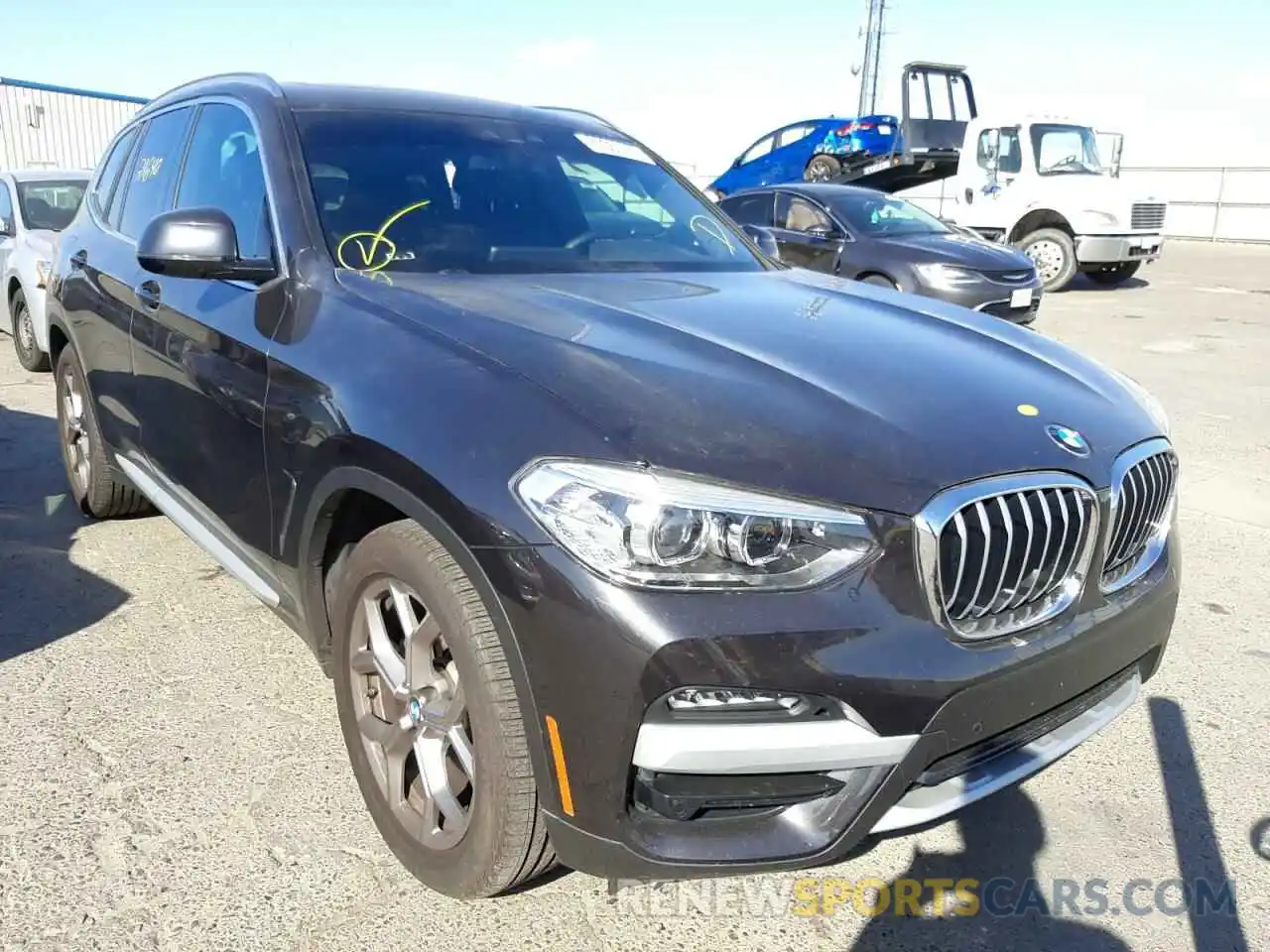 1 Photograph of a damaged car 5UXTS1C08L9D33671 BMW X3 2020