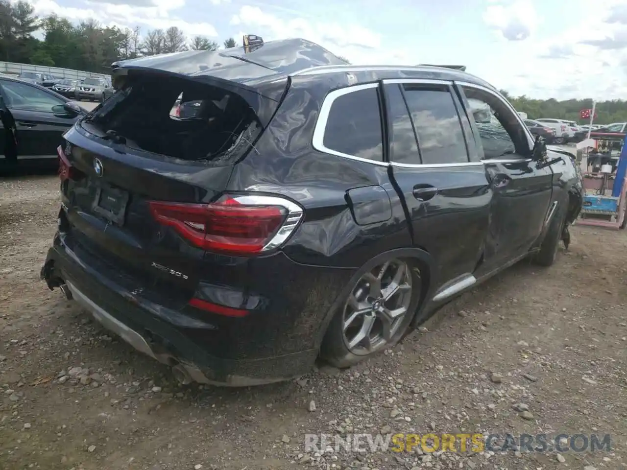 4 Photograph of a damaged car 5UXTS1C0XL9C52977 BMW X3 2020