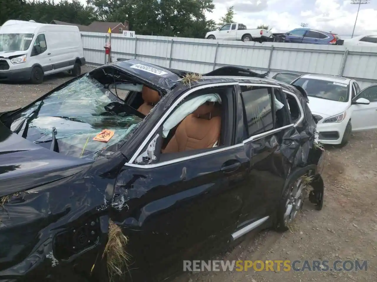 9 Photograph of a damaged car 5UXTS1C0XL9C52977 BMW X3 2020