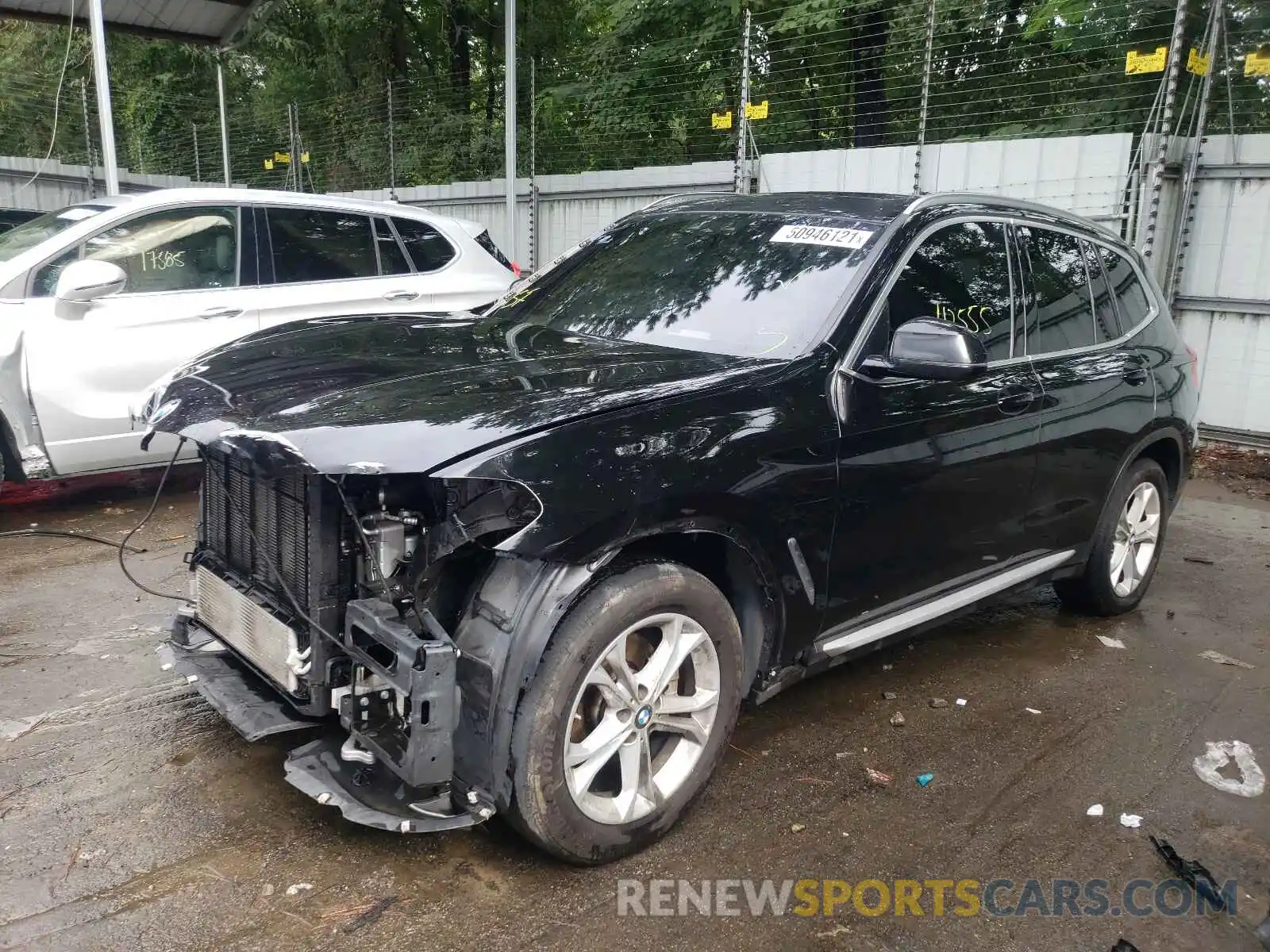 2 Photograph of a damaged car 5UXTY3C00L9B29893 BMW X3 2020