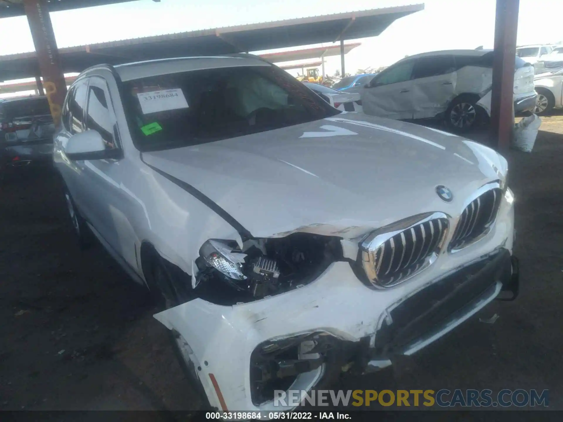 1 Photograph of a damaged car 5UXTY3C00L9B34138 BMW X3 2020