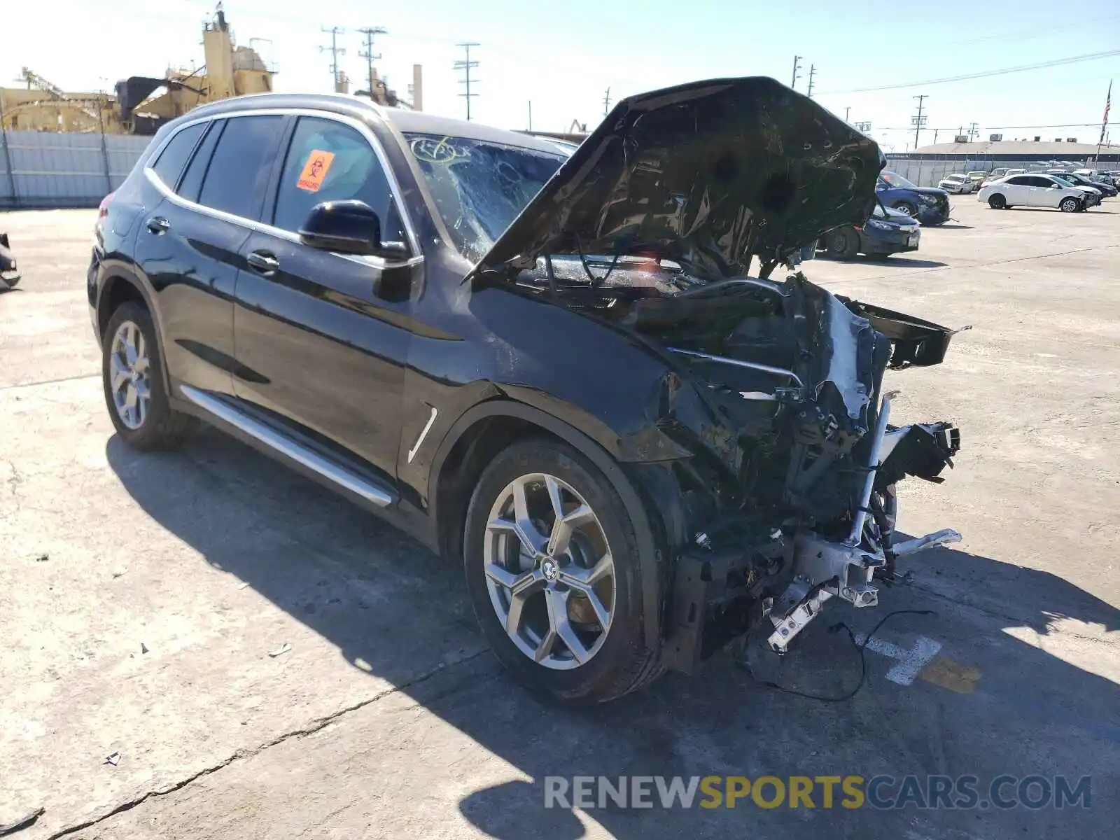 1 Photograph of a damaged car 5UXTY3C00L9B34849 BMW X3 2020