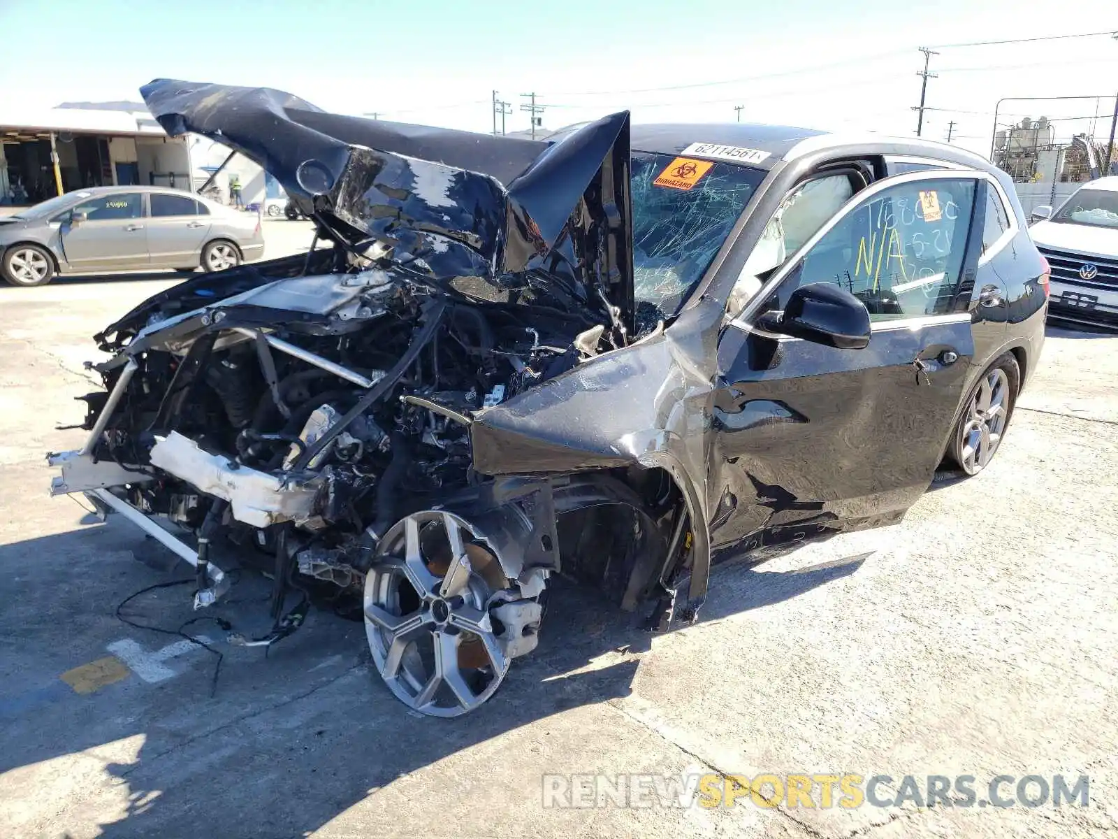 2 Photograph of a damaged car 5UXTY3C00L9B34849 BMW X3 2020