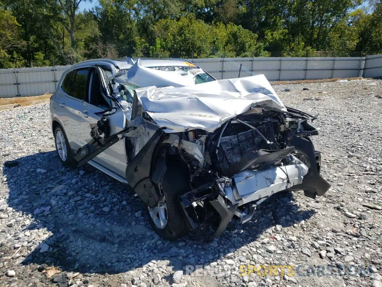 1 Photograph of a damaged car 5UXTY3C00L9B41557 BMW X3 2020