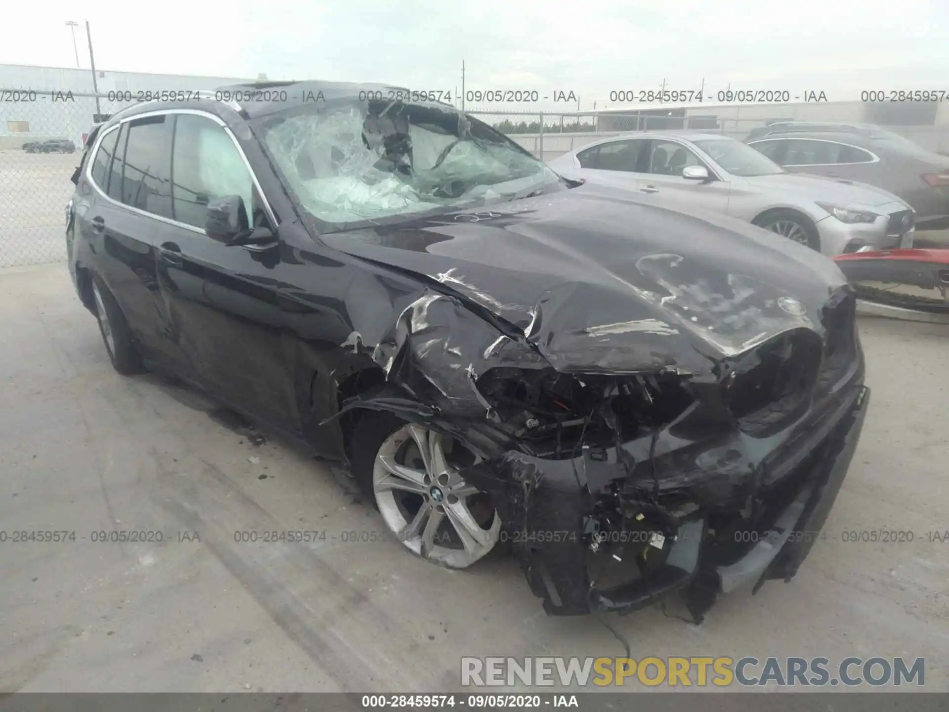 1 Photograph of a damaged car 5UXTY3C00L9B70444 BMW X3 2020