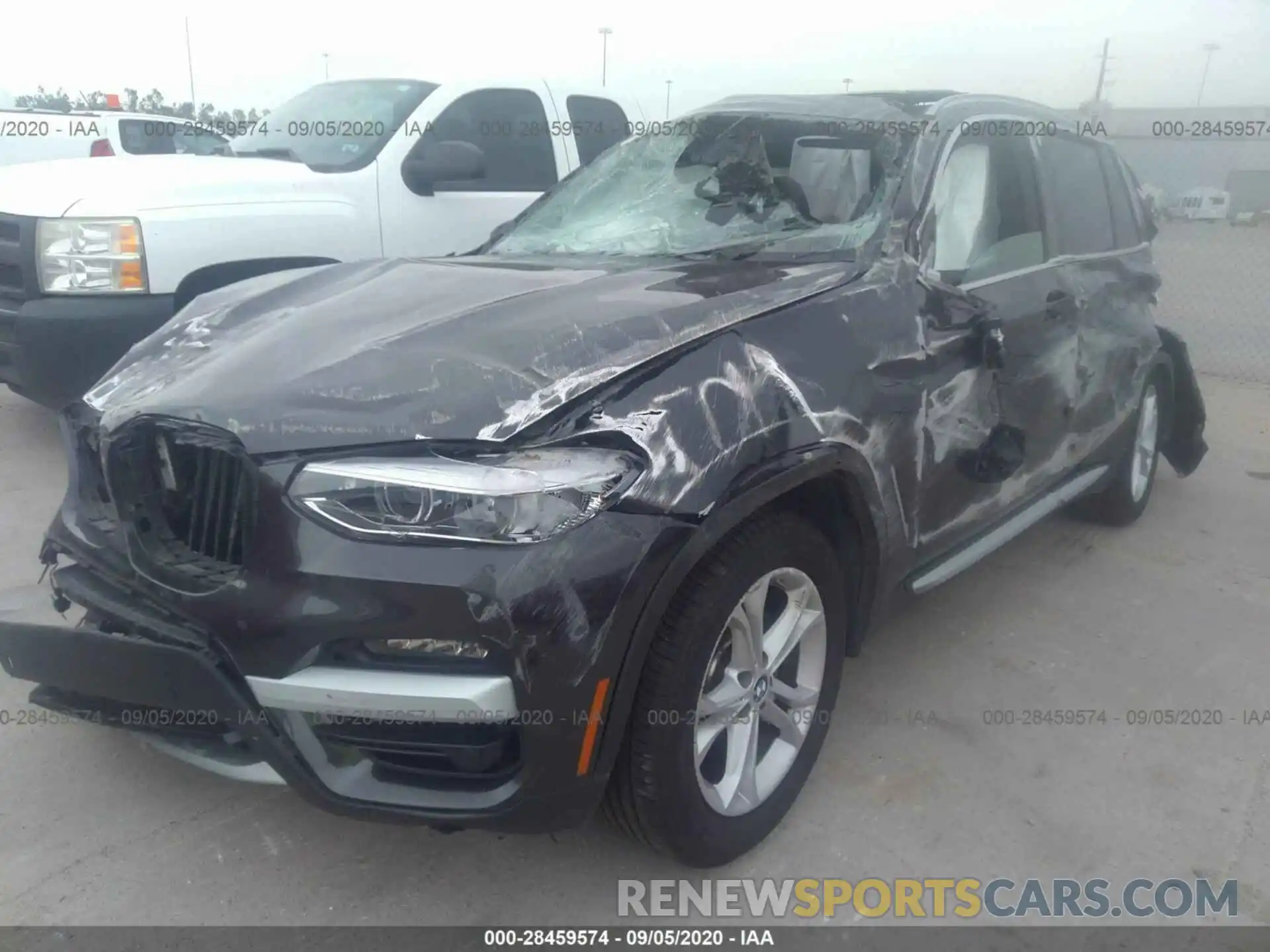 2 Photograph of a damaged car 5UXTY3C00L9B70444 BMW X3 2020