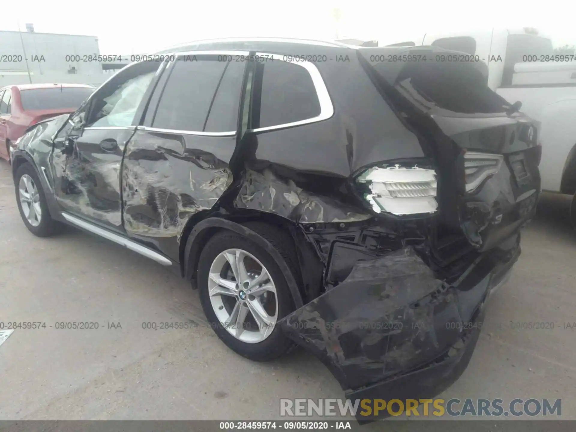 3 Photograph of a damaged car 5UXTY3C00L9B70444 BMW X3 2020