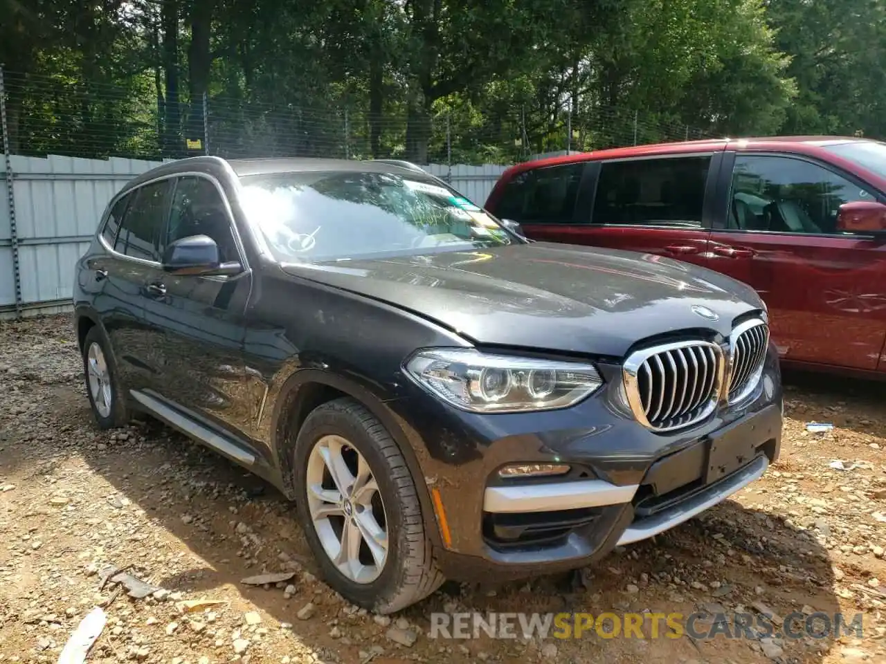 1 Photograph of a damaged car 5UXTY3C00L9B95392 BMW X3 2020