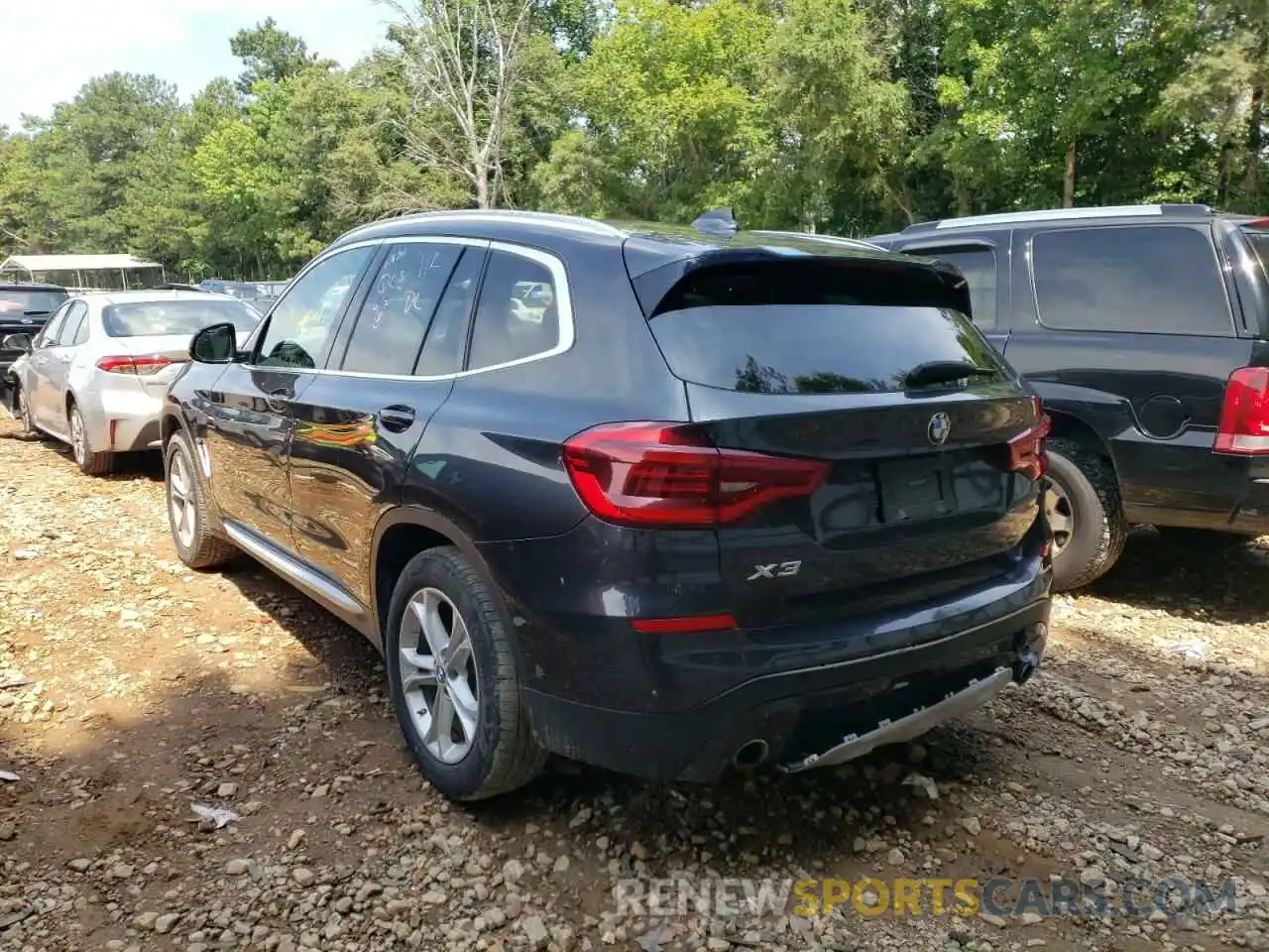 3 Photograph of a damaged car 5UXTY3C00L9B95392 BMW X3 2020