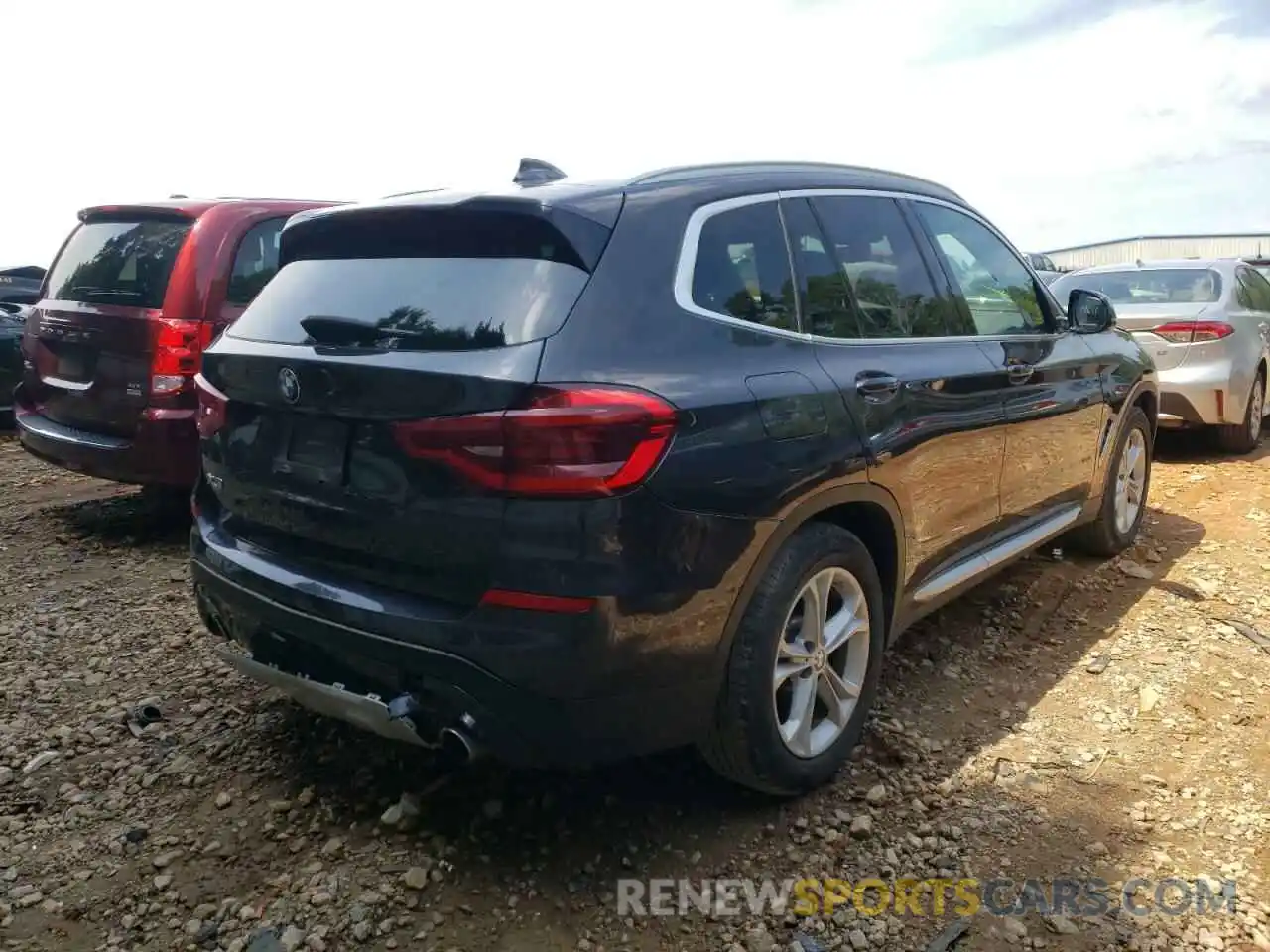 4 Фотография поврежденного автомобиля 5UXTY3C00L9B95392 BMW X3 2020