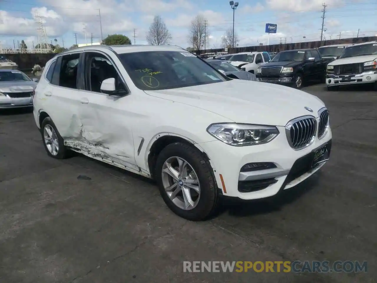 1 Photograph of a damaged car 5UXTY3C00L9C01451 BMW X3 2020