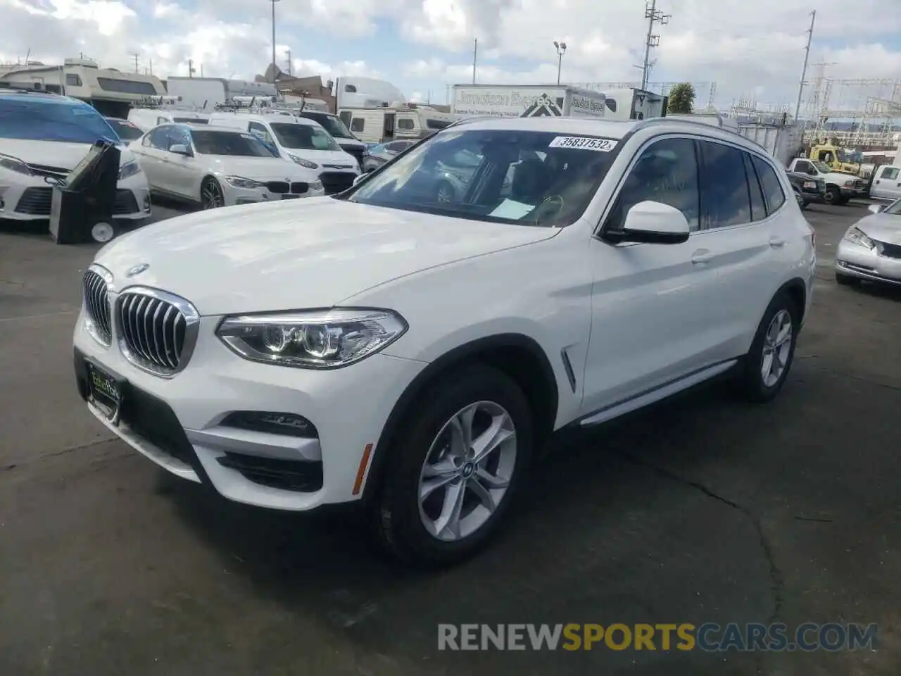 2 Photograph of a damaged car 5UXTY3C00L9C01451 BMW X3 2020