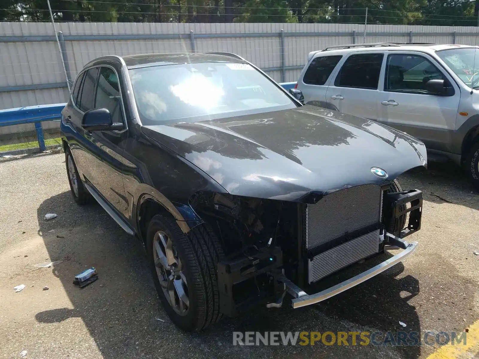 1 Photograph of a damaged car 5UXTY3C00L9C23210 BMW X3 2020