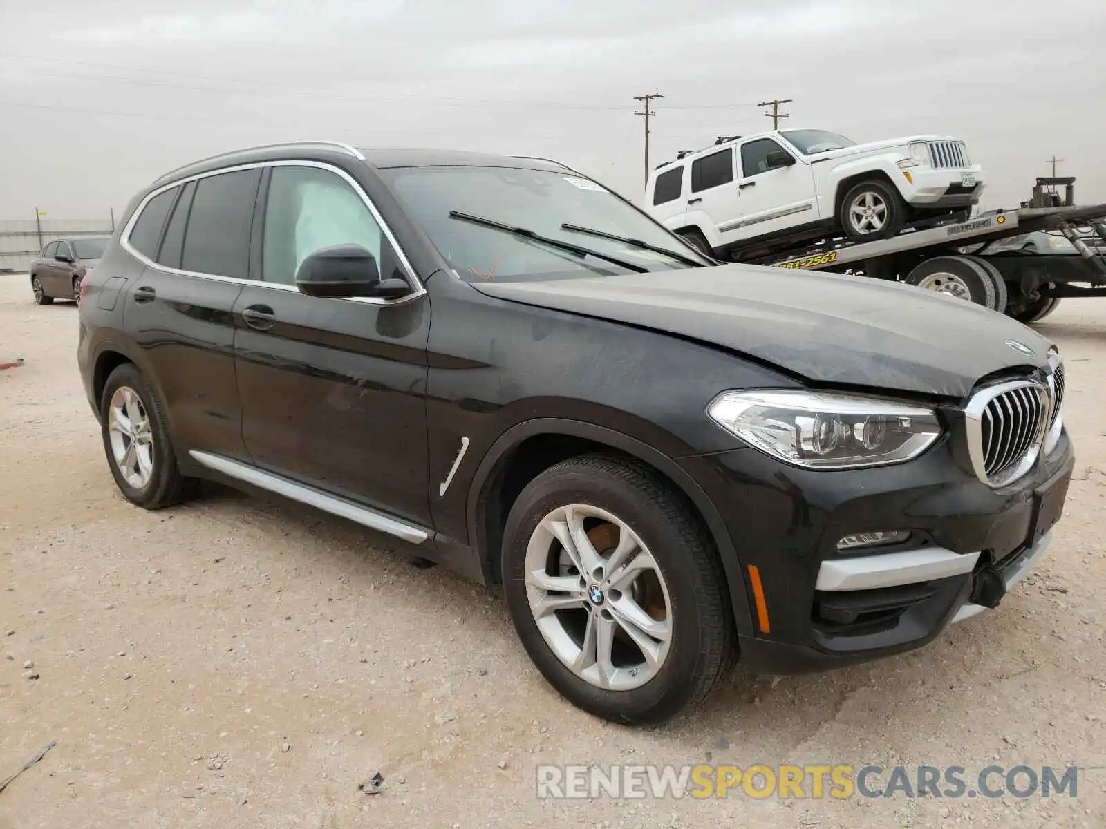 1 Photograph of a damaged car 5UXTY3C00L9C24180 BMW X3 2020