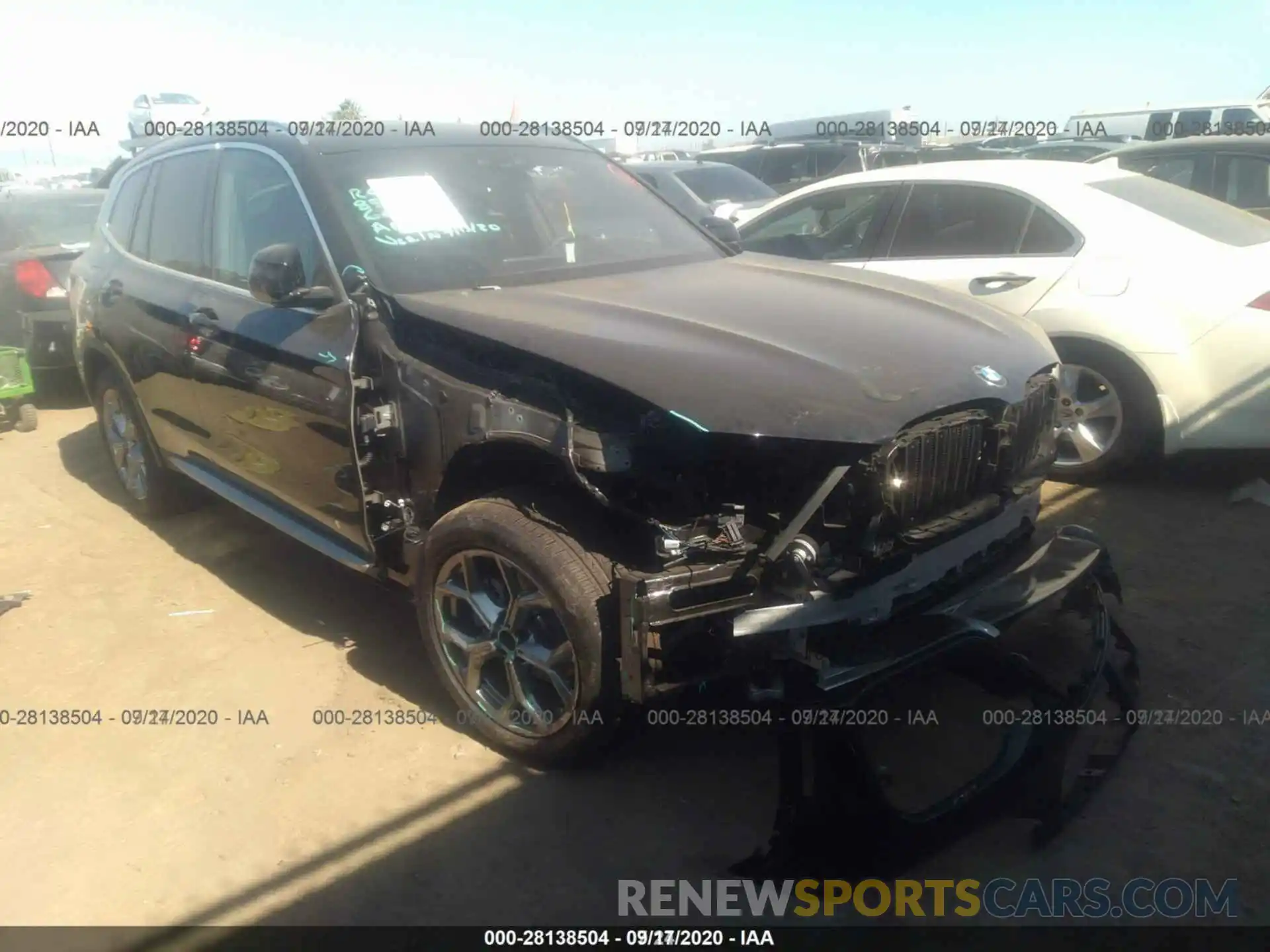 13 Фотография поврежденного автомобиля 5UXTY3C00L9D10122 BMW X3 2020