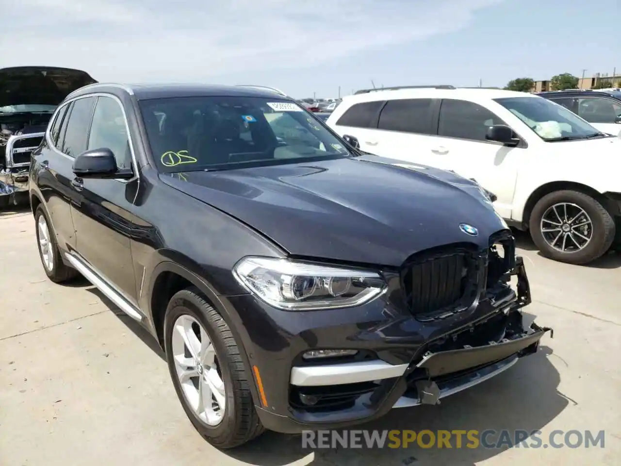 1 Photograph of a damaged car 5UXTY3C00L9D11609 BMW X3 2020