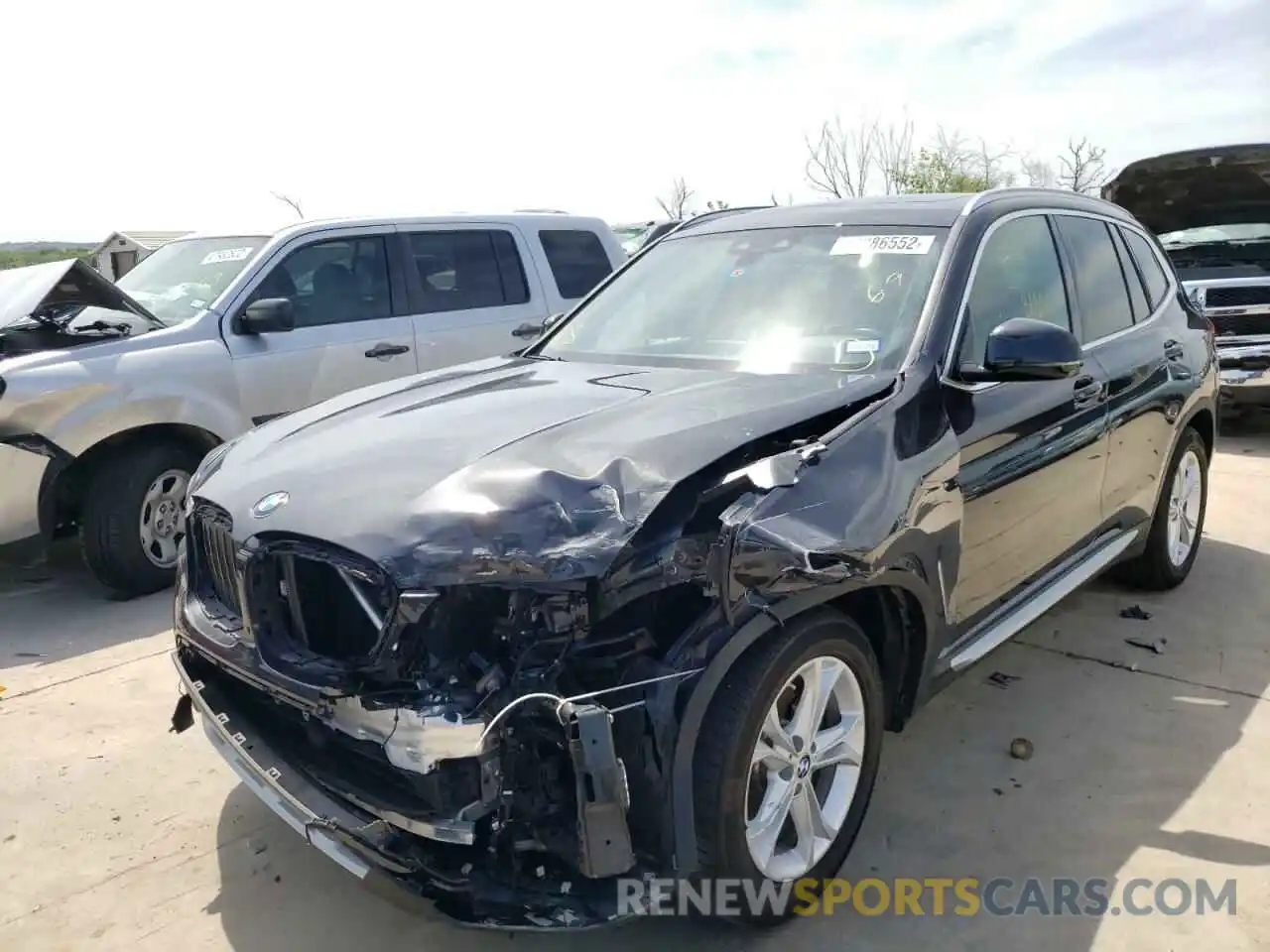 2 Photograph of a damaged car 5UXTY3C00L9D11609 BMW X3 2020