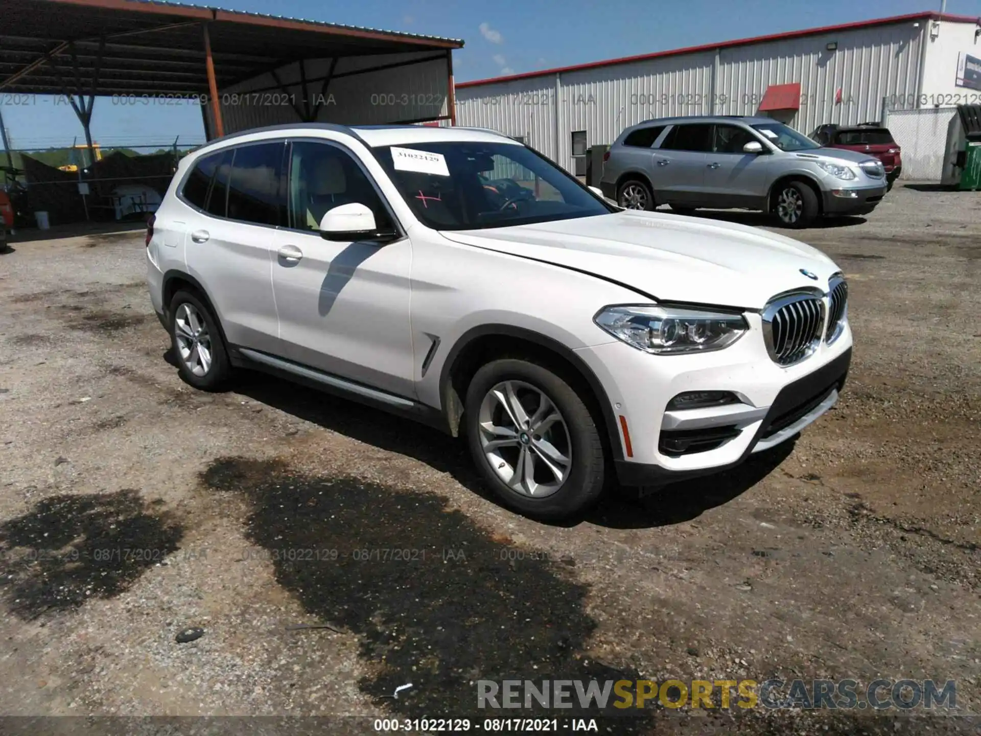 1 Photograph of a damaged car 5UXTY3C00L9D37210 BMW X3 2020